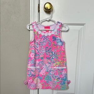 Lilly Pulitzer, Girls XS (2-3T) Colorful Sleeveless Dress
